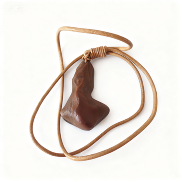 natural gobi agate pendant healing crystal jewelry (3435)