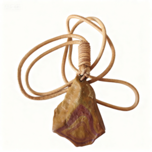 natural gobi agate pendant healing crystal jewelry (3442)