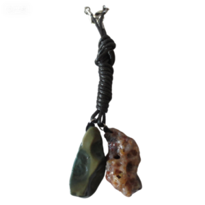 natural gobi agate pendant healing crystal jewelry (a100)