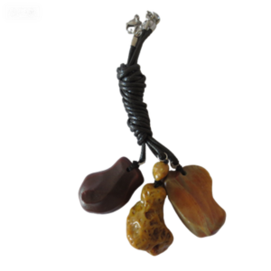 natural gobi agate pendant healing crystal jewelry (a087)
