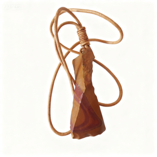 natural gobi agate pendant healing crystal jewelry (3440)