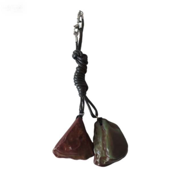 a100 set of 2 desert gobi agate pendant