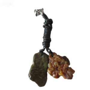 a097 set of 2 desert gobi agate pendant