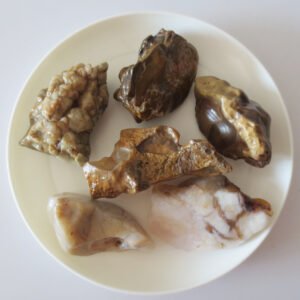 gobi desert raw rough stones natural gemstone specimen for collectors (p32)