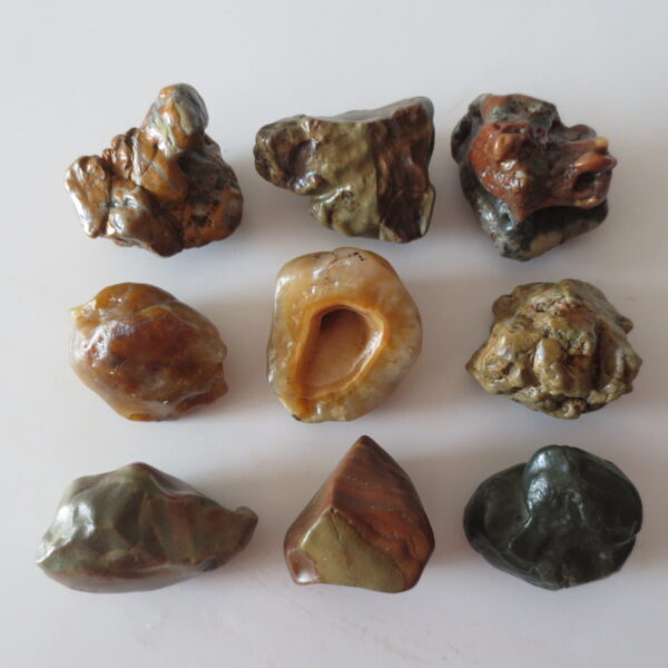gobi desert raw rough stones natural gemstone specimen for collectors (p36)