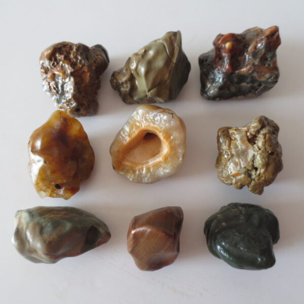 gobi desert raw rough stones natural gemstone specimen for collectors (p36)