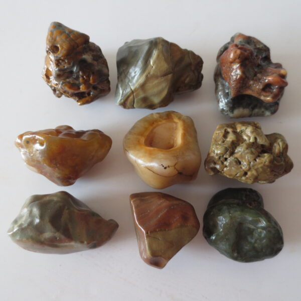 gobi desert raw rough stones natural gemstone specimen for collectors (p36)