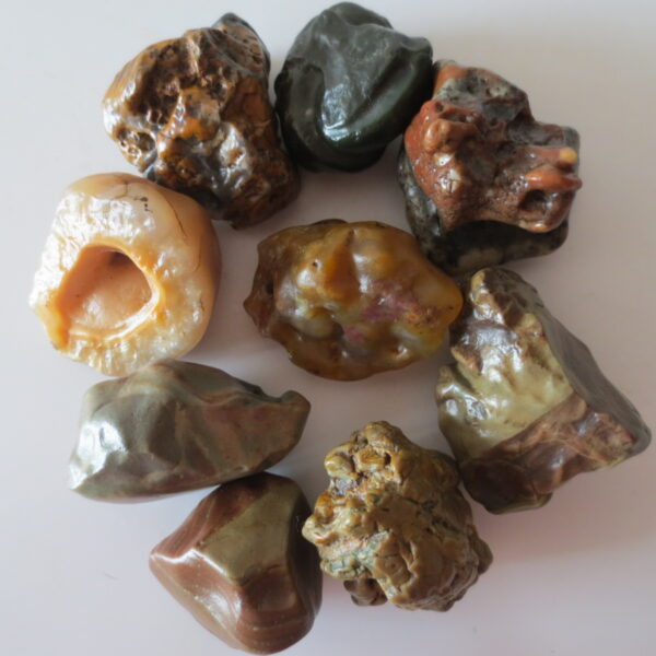 gobi desert raw rough stones natural gemstone specimen for collectors (p36)