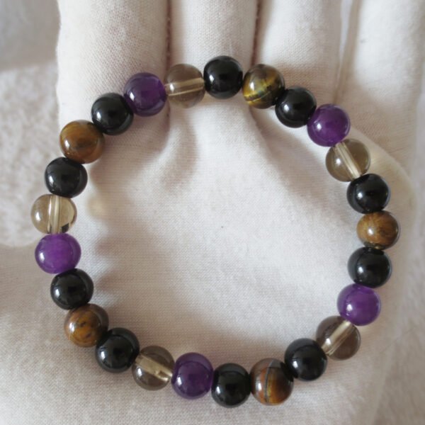gobi agate raw stone bracelet – authentic desert gem jewelry (b296)