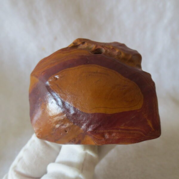 natural banded gobi agate raw desert mudstone mineral (j30)