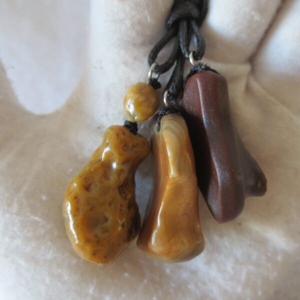 natural gobi agate pendant healing crystal jewelry (a087)