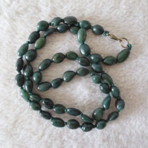 gobi agate raw stone neck necklace – authentic desert gem jewelry (n675)