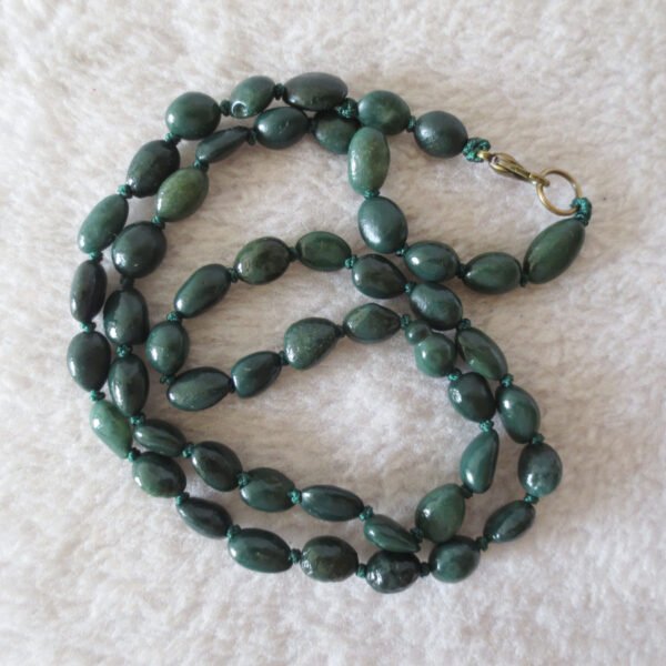 gobi agate raw stone neck necklace – authentic desert gem jewelry (n675)