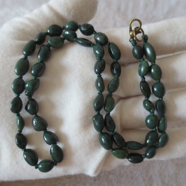 gobi agate raw stone necklace – authentic desert gem jewelry (n675)