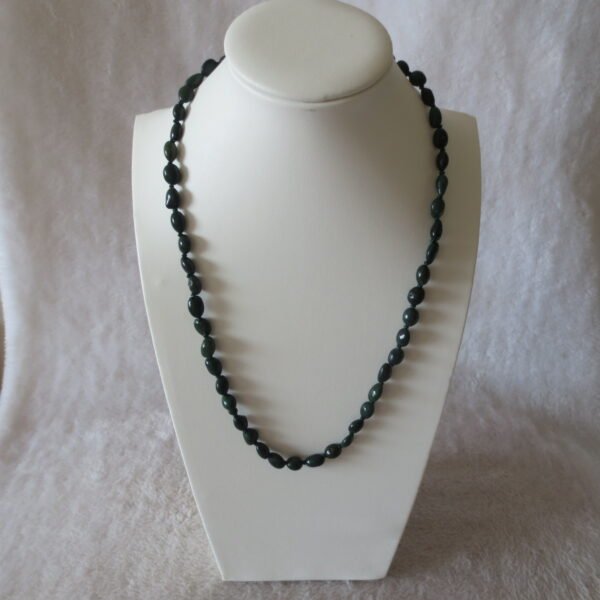 gobi agate raw stone necklace – authentic desert gem jewelry (n675)