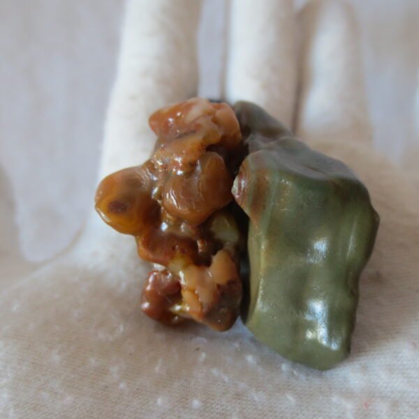 a097 set of 2 desert gobi agate pendant