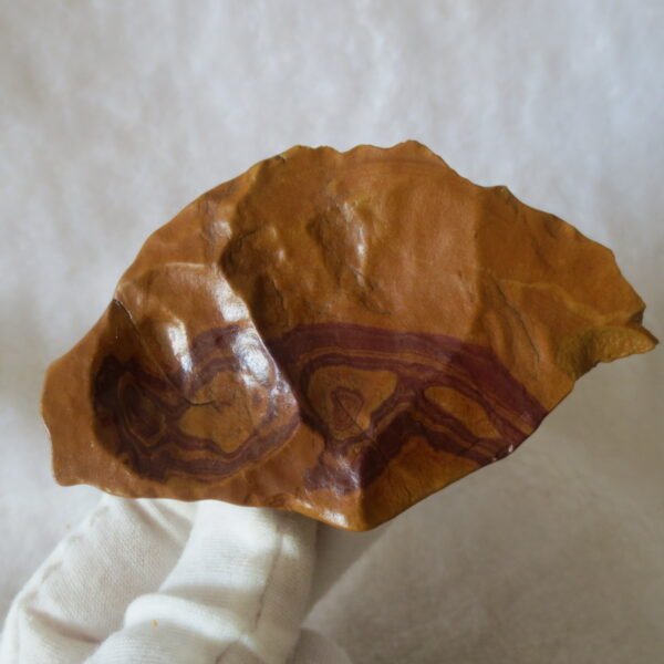 natural banded gobi agate raw desert mudstone mineral (j51)