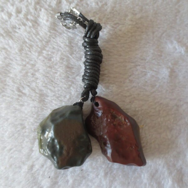 a101 set of 2 desert gobi agate pendant