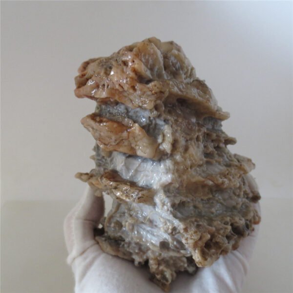 natural quartz gobi stone raw desert rock home decor. (g04)