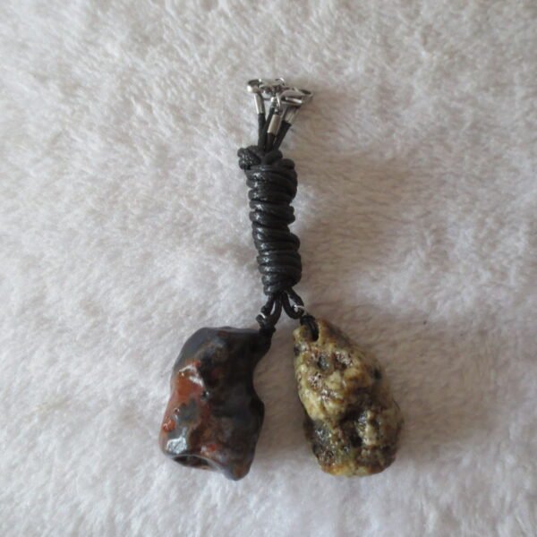 a108 set of 2 desert gobi agate pendant