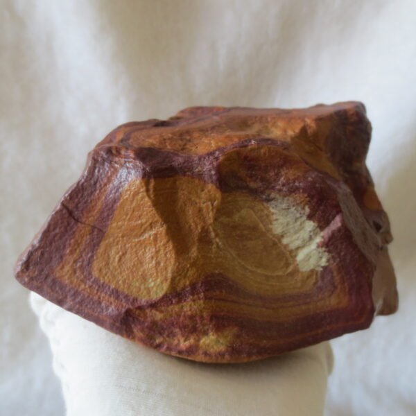 natural banded gobi desert stone raw home decor ornament (g01)