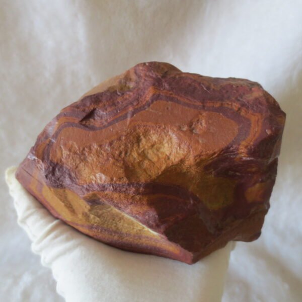 natural banded gobi desert stone raw home decor ornament (g01)