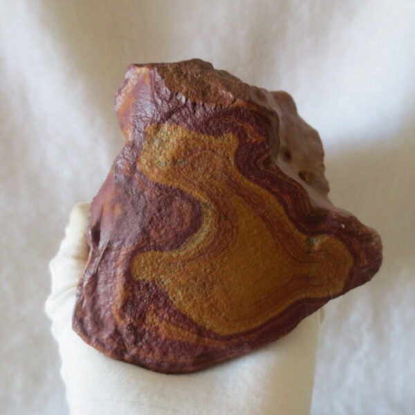 natural banded gobi desert stone raw home decor ornament (g01)