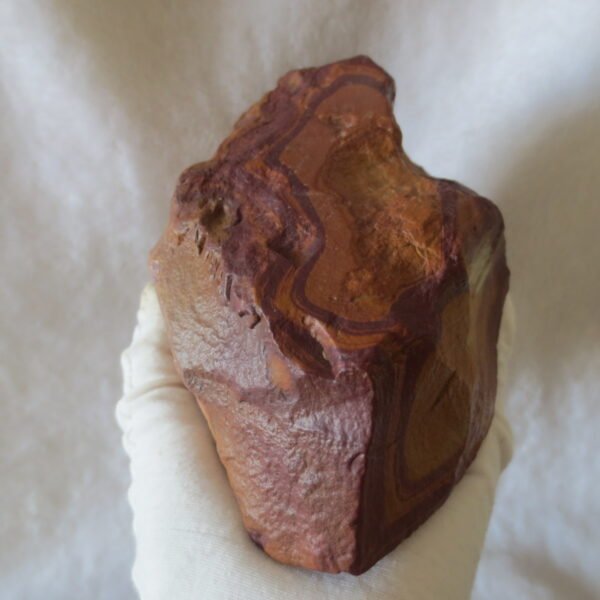 natural banded gobi desert stone raw home decor ornament (g01)