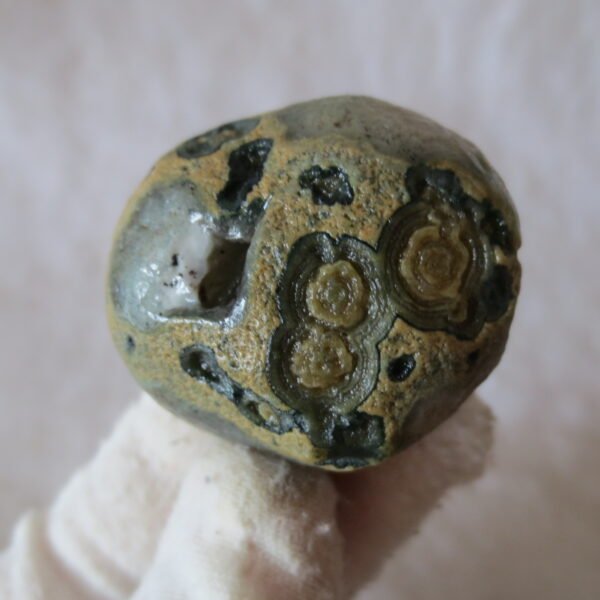 natural thumb eye gobi agate desert raw stone mineral (m127)