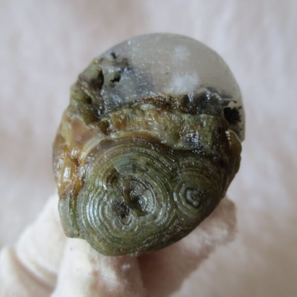 natural thumb eye gobi agate desert raw stone mineral (m129)