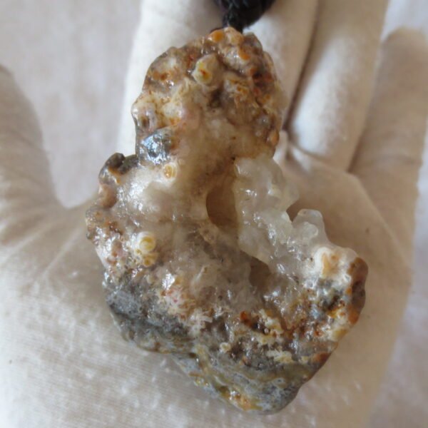natural gobi agate pendant healing crystal jewelry (c06)