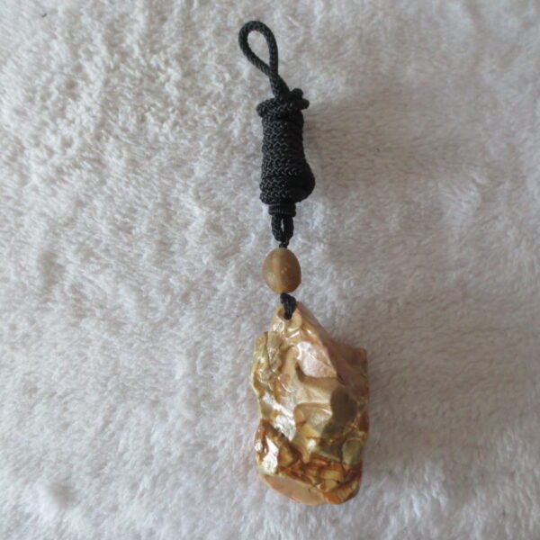 natural gobi agate pendant healing crystal jewelry (d01)