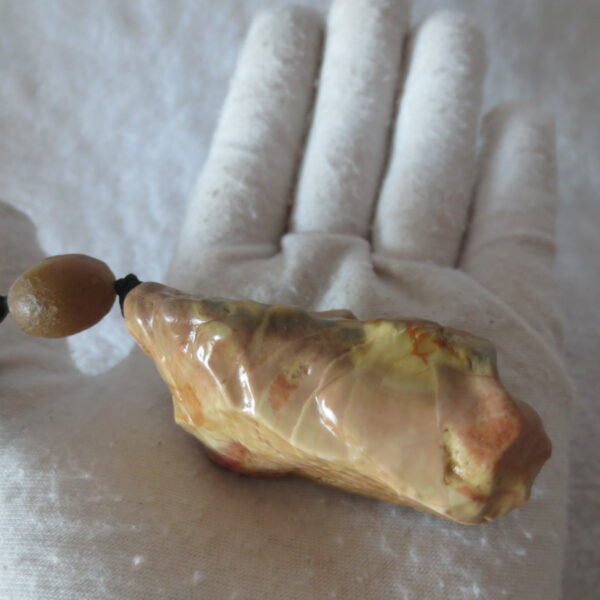 natural gobi agate pendant healing crystal jewelry (d01)