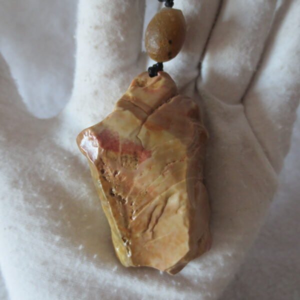 natural gobi agate pendant healing crystal jewelry (d01)
