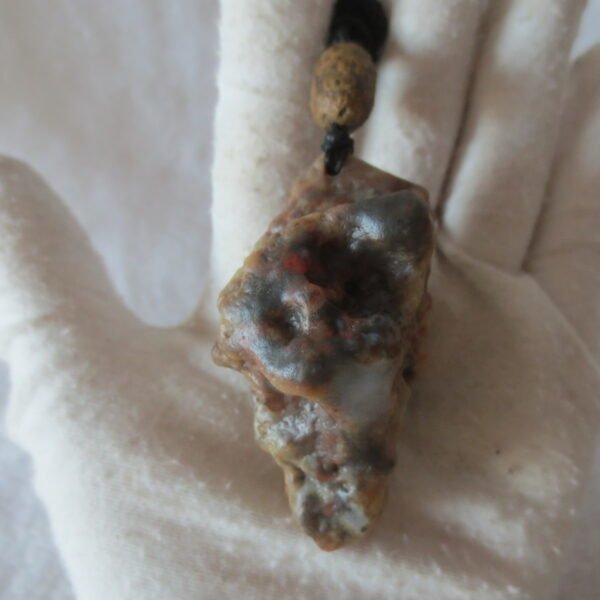 natural gobi agate pendant healing crystal jewelry (d02)