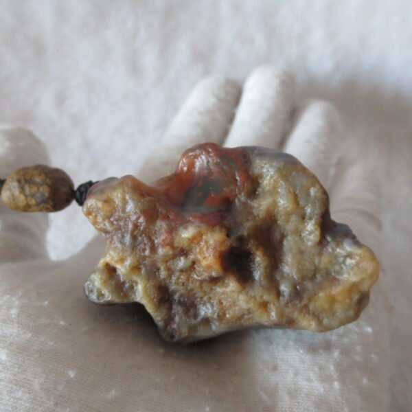 natural gobi agate pendant healing crystal jewelry (d02)