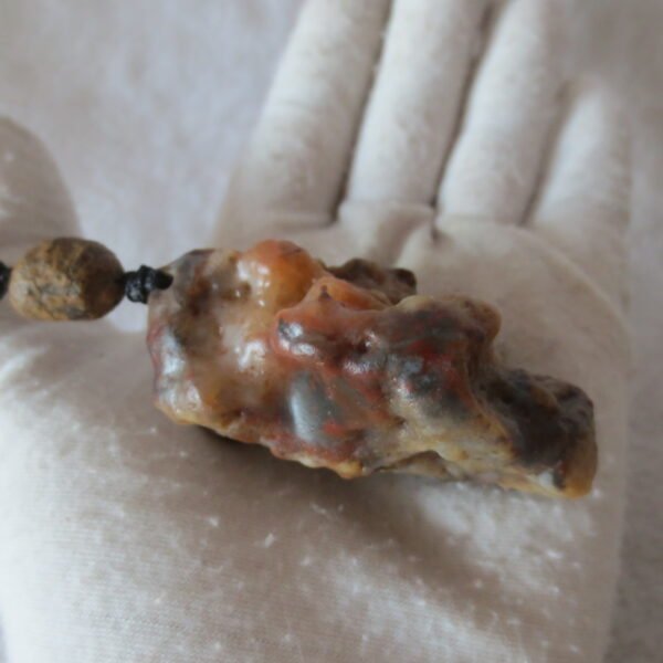 natural gobi agate pendant healing crystal jewelry (d02)