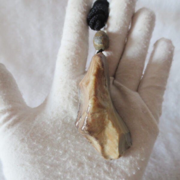 natural gobi agate pendant healing crystal jewelry (d03)