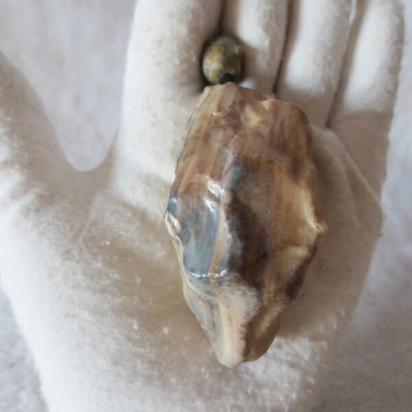 natural gobi agate pendant healing crystal jewelry (d03)