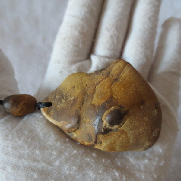 natural gobi agate pendant healing crystal jewelry (d04)