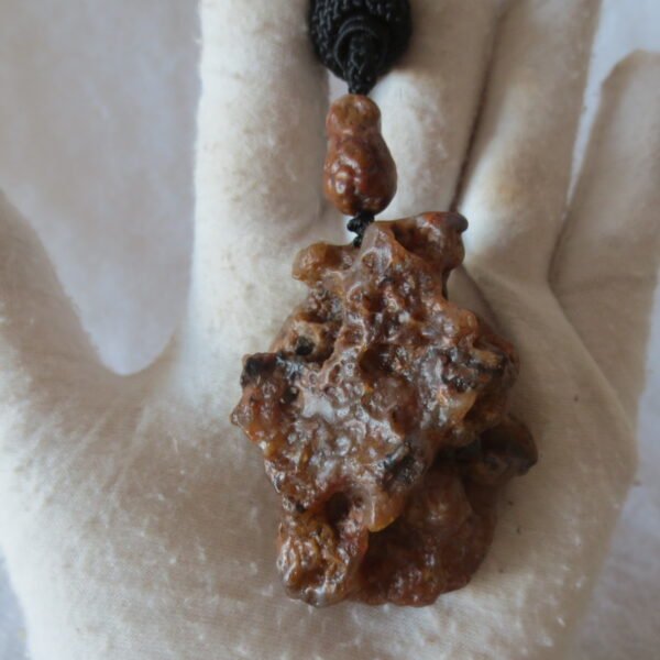 natural gobi agate pendant healing crystal jewelry (d07)
