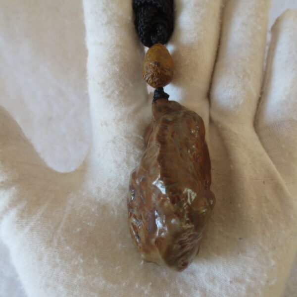 natural gobi agate pendant healing crystal jewelry (d17)