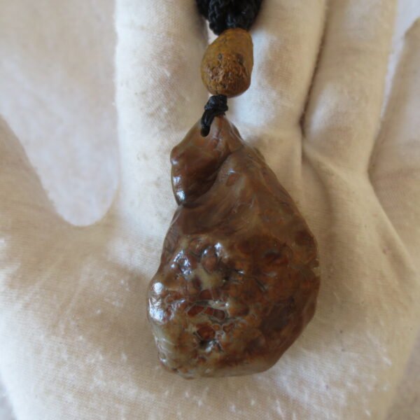 natural gobi agate pendant healing crystal jewelry (d17)