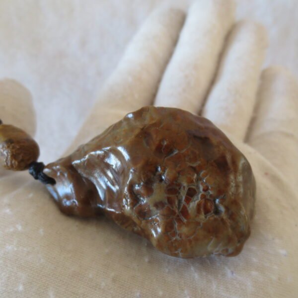 natural gobi agate pendant healing crystal jewelry (d17)