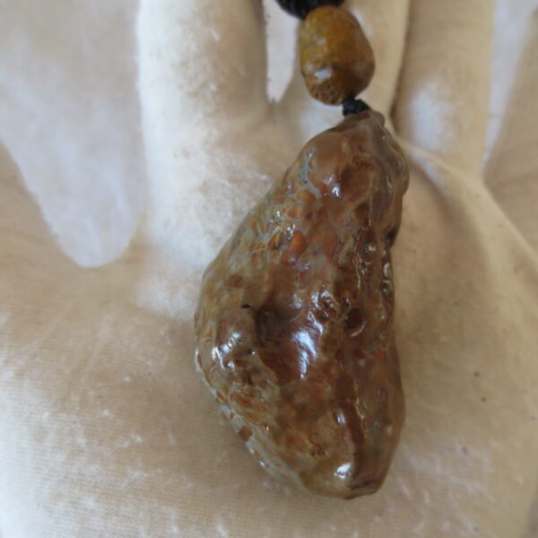 natural gobi agate pendant healing crystal jewelry (d17)