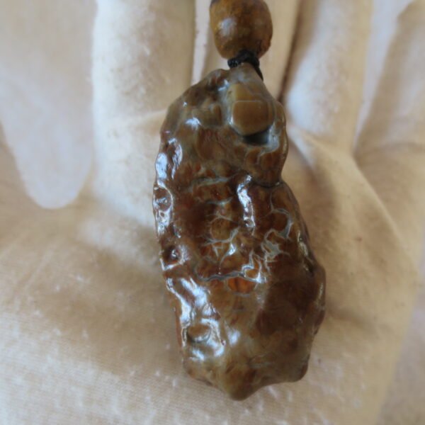 natural gobi agate pendant healing crystal jewelry (d17)