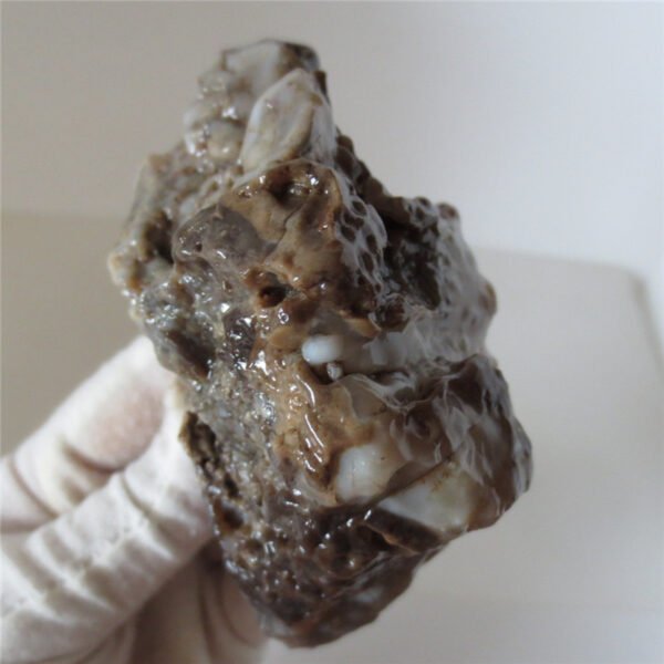 natural quartz flower gobi stone raw desert rock home decor. (g32)