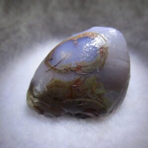 natural thumb eye gobi agate desert raw stone mineral (m119)