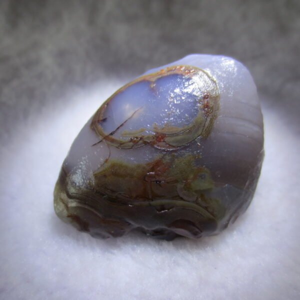 natural thumb eye gobi agate desert raw stone mineral (m119)