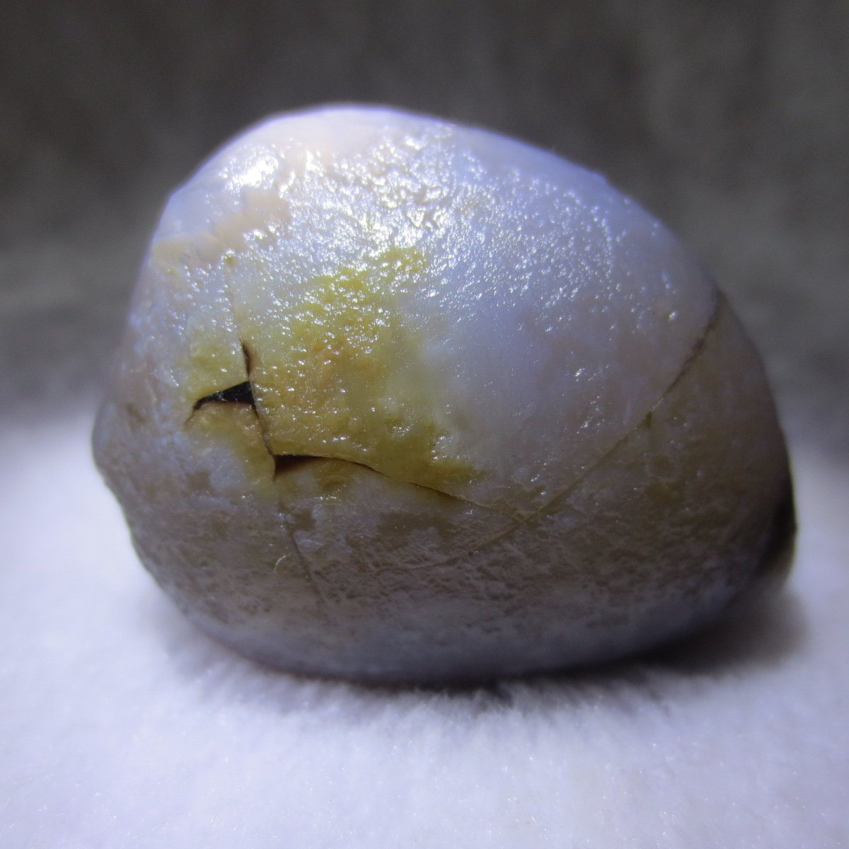 natural thumb eye gobi agate desert raw stone mineral (m119)